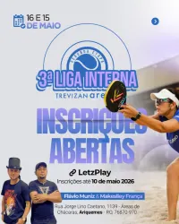 3ª Liga de Beach Tennis Trevizan Arena 2026 - Etapa 2/5 - Masculina A/B