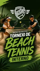 TORNEIO INTERNO GRÊMIO RECREATIVO BEACH TENNIS MISTO - MISTO - INICIANTE