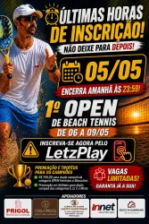 1° Open de Beach Tenis / Torneio de Inauguração  - DUPLA FEMININA E