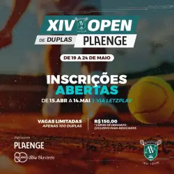 TORNEIO DE TÊNIS: XIV OPEN DE DUPLAS | PLAENGE - DUPLAS: Masculino Categoria C