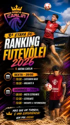 3º RANKING FUTEVÔLEI 2026 - INICIANTE A