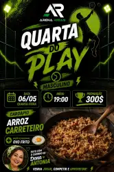 Quarta do Play Arena Ribas  - DUPLA MASCULINA D + C