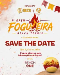1º OPEN FOGUEIRA BEACH TENNIS - BY BETA EVENTOS E RAFAELA TREVISAN SPORTS