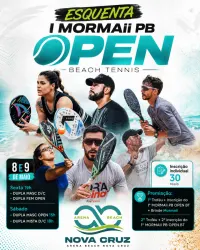 ESQUENTA I MORMAII PB OPEN BT - DUPLA MASCULINA OPEN