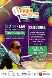 1° TORNEIO PARIS CONSTRUTORA DE BEACH TENNIS - CLUBE DOS FUNCIONÁRIOS - Maio 2026 - "CAT DUPLA MASC ""C"""