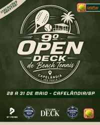 9º OPEN DECK DE BEACH TENNIS PRIME300 - CAFELÂNDIA/SP - MASCULINA A