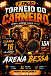 3º Edição Torneio do Carneiro - Dupla Masculino - OPEN