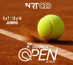 2 º NRT FRANCA OPEN DE TÊNIS - SIMPLES B+ LIVRE Sem restrição de idade 