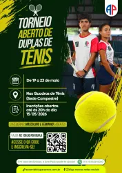 TORNEIO ABERTO DE DUPLAS - TÊNIS - TORNEIO FEMININO DE DUPLAS