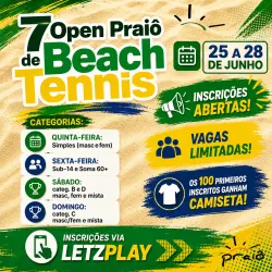 7º Open Praiô de Beach Tennis - Categoria C - Masculina