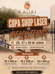 🎾 I COPA SHOP LASER DE BEACH TENNIS- ARENA KAUAI - DUPLA MASCULINO OPEN