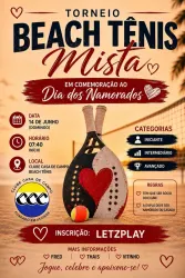 TORNEIO DOS NAMORADOS CCC DE BEACH TENNIS - MISTA CASAL INTERMEDIÁRIO