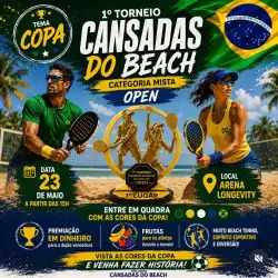 1º TORNEIO OPEN - Mista Open CANSADAS
