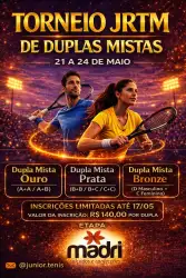Torneio JrTM Dupla Mista - Etapa MADRI  - Dupla Mista Bronze 