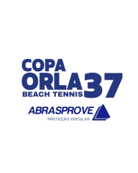 3ª Copa Orla 37 ABRASPROVE de Beach Tennis - Duplas Masculina A/Pro