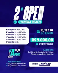 2º Open Itarena Beach - MASCULINO INICIANTE 