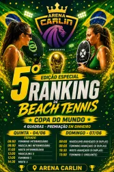 5° Etapa do Ranking de BT 2026 Junho 'Etapa Copa do Mundo' ( premiação em dinheiro )  - Masculino A/B (AVANÇADO) Duplas 