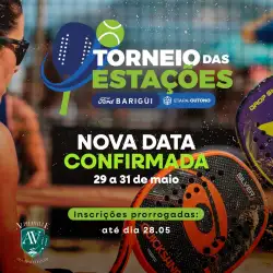 BEACH TENNIS: TORNEIO DAS ESTAÇÕES FORD BARIGÜI  | ETAPA OUTONO - DUPLA MISTA D
