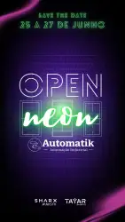 Open Neon Automatik- Padel - Misto Livre
