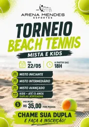 Torneio Arena Mendes Duplas Mista e Kids - Misto Avançado