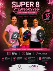 🎀🌴 SUPER 8 FEMININO — BIRTHDAY EDITION 🌴🎀 - Feminina C