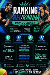 Ranking Rei da Quadra Bar do Beach - categoria intermediária