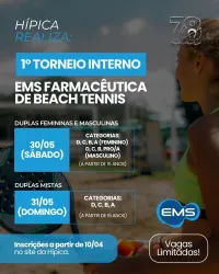 1º Torneio Interno EMS Farmacêutica de Beach Tennis - Feminino A
