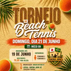 1º Torneio de Beach Tennis Arena Japa JT - DUPLA FEMININA D