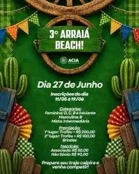 3º Arraiá Junino do Beach Tennis - DUPLA MASCULINA B