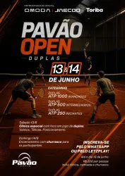 PAVÂO TENNIS OPEN DE DUPLAS  - DUPLAS ATP 500 INTERMEDIARIOS 