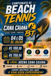 2º CIRCUITO CANA CAIANA DE BEACH TENNIS  - MISTA INTERMEDIÁRIA 