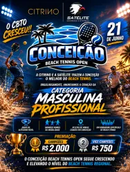 Conceição Beach Tennis Open - Super Bom Preço - Profissional Masculina  (Rede 1,80m - recuo 6m)