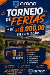 1º TORNEIO DE FÉRIAS ARENA SPORT CLUB - DUPLA MASCULINO D