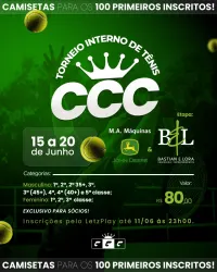 Torneio de tênis CCC etapa: Bastian & Lora e M.A Maquinas  - 3ª Classe masculino B (+45)