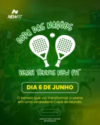 COPA DAS NAÇÕES BEACH TENNIS NEW FIT