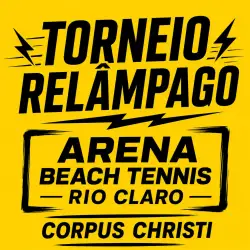 Torneio Relâmpago 𝐀𝐑𝐄𝐍𝐀 𝐁𝐄𝐀𝐂𝐇 𝐓𝐄𝐍𝐍𝐈𝐒 𝐑𝐈𝐎 𝐂𝐋𝐀𝐑𝐎 Corpus Christi - Masculino 𝐂
