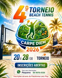 4º TORNEIO CARPE DIEM DE BEACH TENNIS - MASC C 