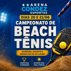 Campeonato de Beach Tênis de 1 ano Arena Condez  - DUPLA MASCULINA - OPEN