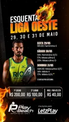 Esquenta para 3° Etapa Liga Oeste - DUPLA MASCULINA D