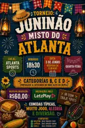 TORNEIO JUNINÃO MISTO - DUPLA MISTA D