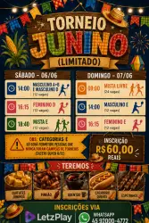 TORNEIO JUNINO  - misto livre