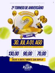 2º TORNEIO DE ANIVERSÁRIO DA ARENA - DUPLA MASCULINA C