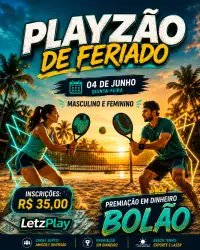 Playzão de Feriado 04 de Junho - Arena Atenas (Nova Odessa) - Masculino PRATA