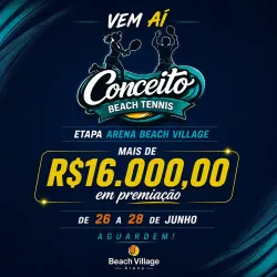 1º Open Beach Village - Conceito Beach Tennis - Masculina C - Início às 18h30