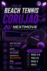 LIGA DE BEACH TENNIS - CORUJÃO NEXTMOVE - Masculino C/B