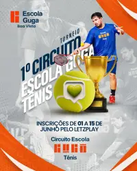 1º Circuito Escola Guga de Tênis - Dupla Masc. ProAM / 1ª+2ª