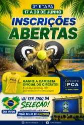 3ª Etapa - CIRCUITO PCA ENGENHARIA 2026 - (Categoria A, B e C) - ARENA FORUMTMI - MASCULINO A - Rede 1,80 metros + Parceiro do sacador sai dos 6 metros.