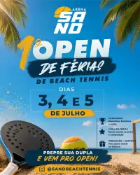 1º OPEN DE FÉRIAS DE BEACH TENNIS - DUPLA MISTA D