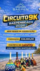 CIRCUITO 9K BAEPENBEACH - 4ª ETAPA -  DUPLA MISTA - LIVRE