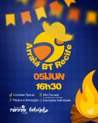 Arraiá BT Recife  - Open (inscriçÃ£o individual e sorteio das duplas)